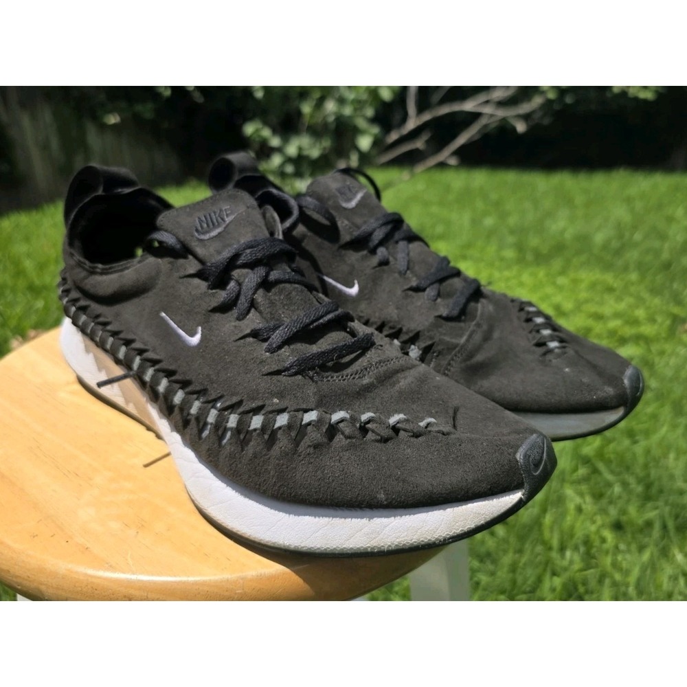 Nike Dualtone Racer Woven Women's Running Shoes Trainers Black AJ8156-001 Sz 12